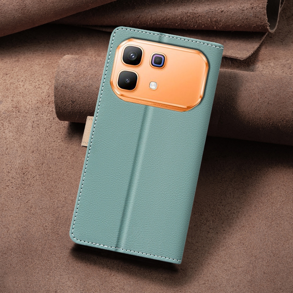 BNF DUO knížkové pouzdro na Infinix Note 60 5G/Note 60 Pro 5G - zelené