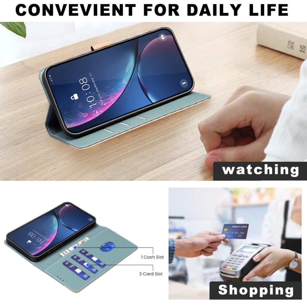 BNF DUO knížkové pouzdro na Samsung Galaxy A37 5G - zelené