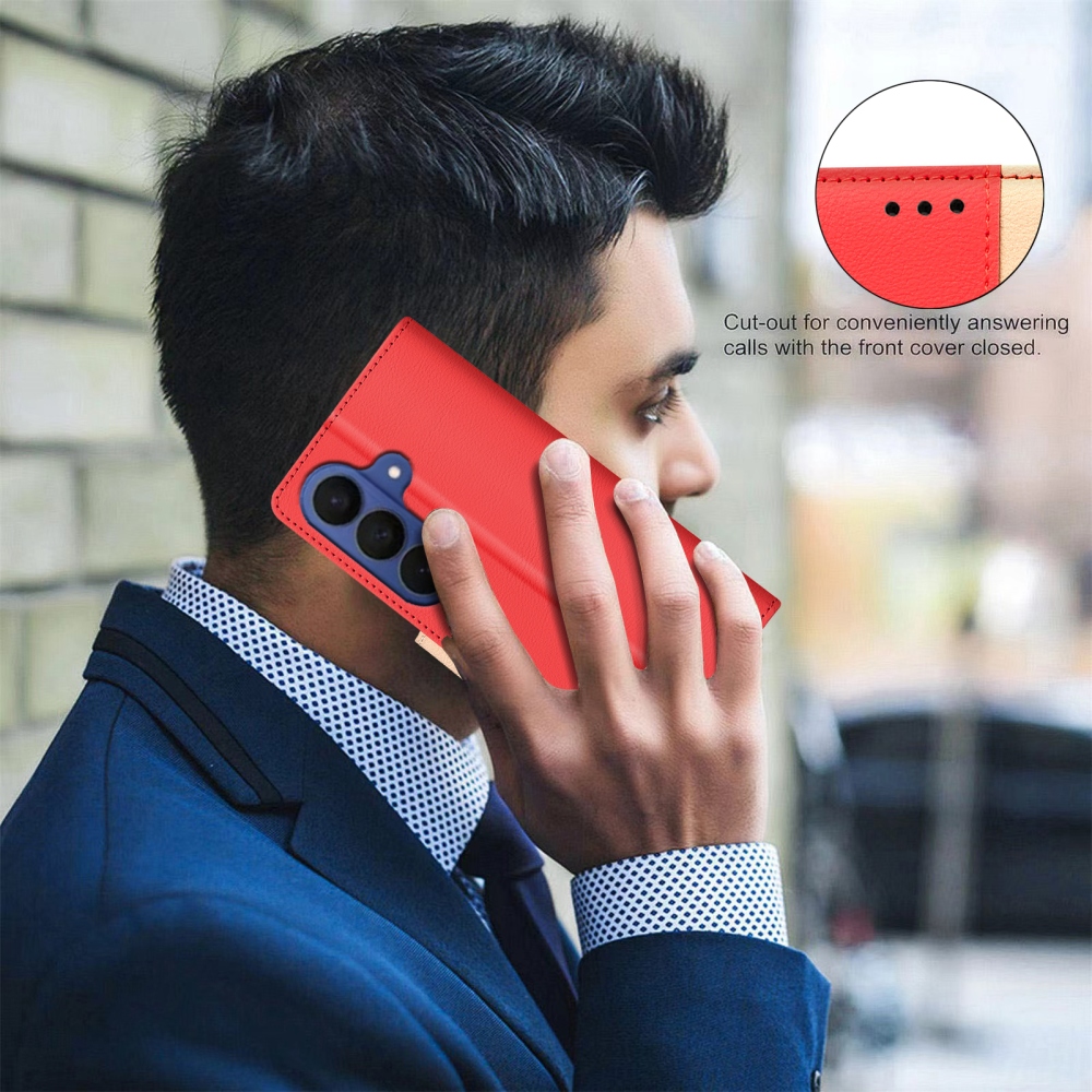 BNF DUO knížkové pouzdro na Samsung Galaxy S26 FE - červené