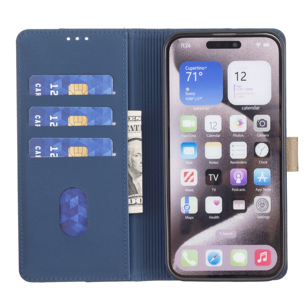 BNF DUO knížkové pouzdro na Samsung Galaxy S26 FE - modré