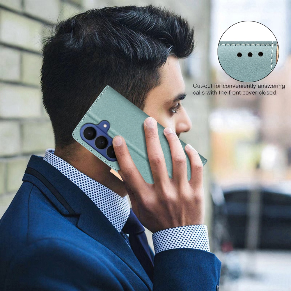 BNF DUO knížkové pouzdro na Samsung Galaxy S26 FE - zelené