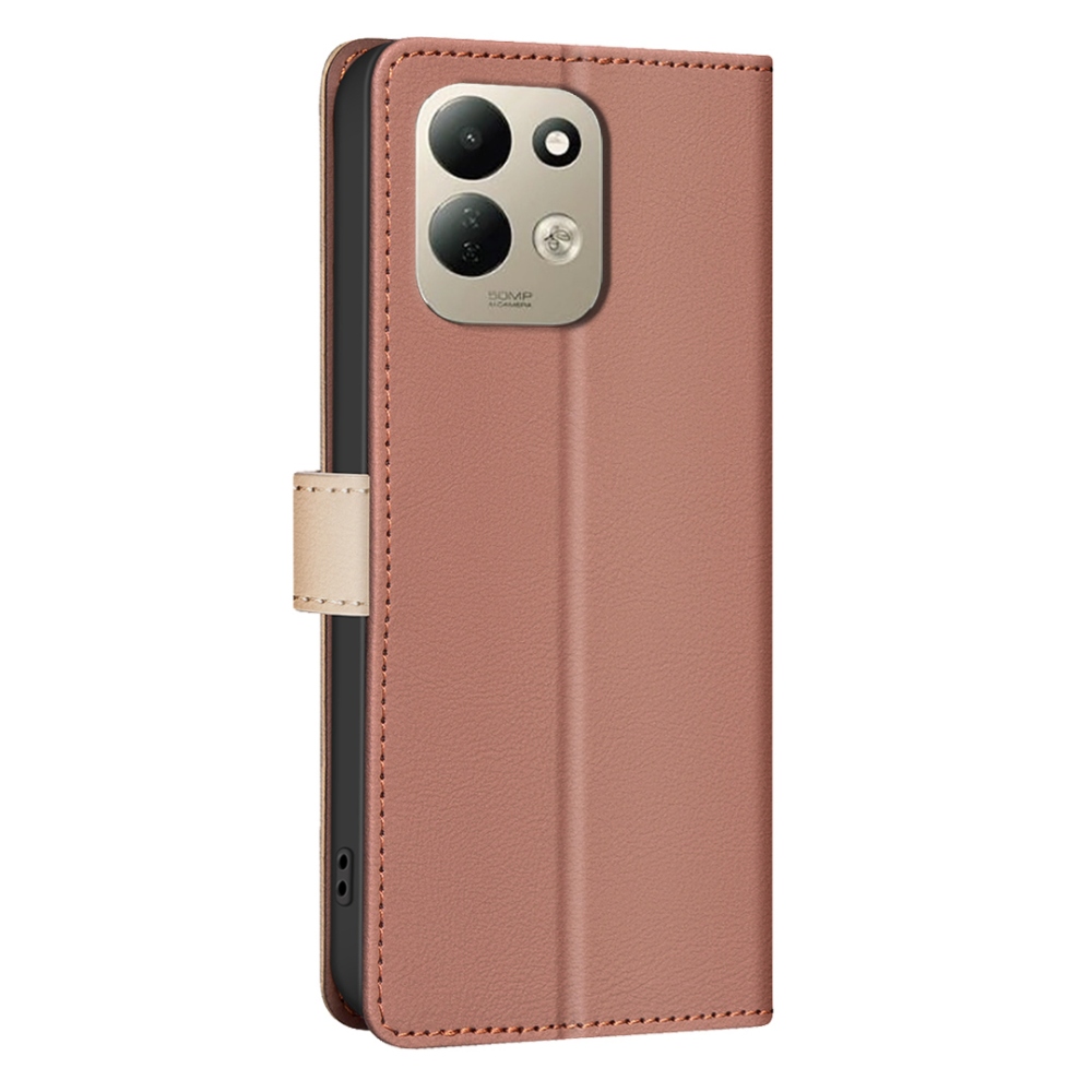 BNF DUO knížkové pouzdro na Xiaomi Redmi 17 4G/5G - hnědé