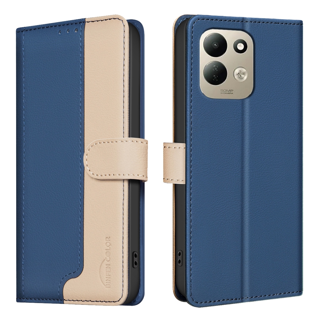 BNF DUO knížkové pouzdro na Xiaomi Redmi 17 4G/5G - modré