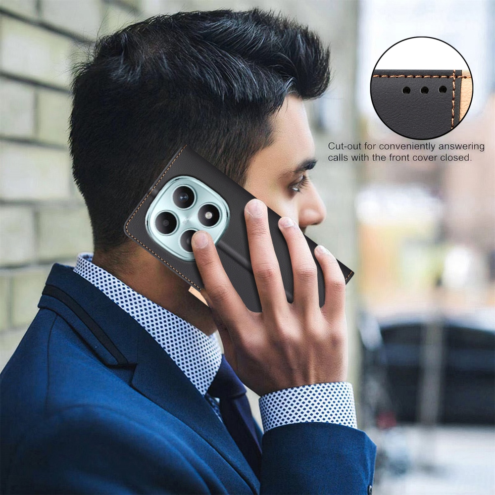 BNF DUO knížkové pouzdro na Xiaomi Redmi Note 15 Pro 4G - černé