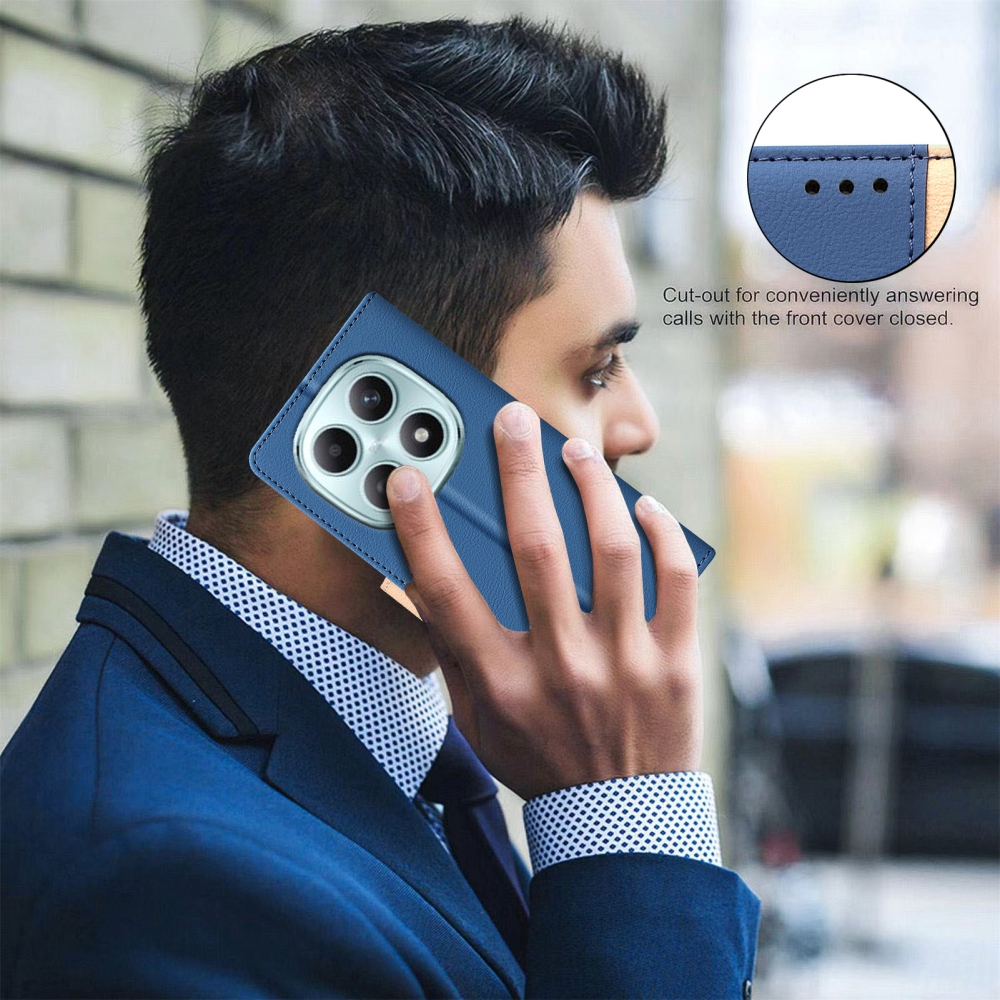 BNF DUO knížkové pouzdro na Xiaomi Redmi Note 15 Pro 4G - modré