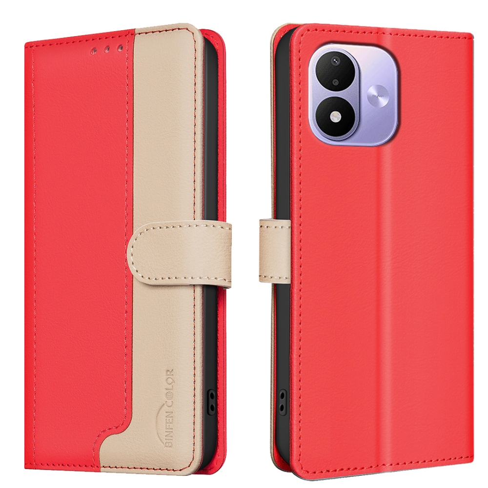BNF DUO knížkové pouzdro na Xiaomi Redmi Note 17 4G/5G - červené
