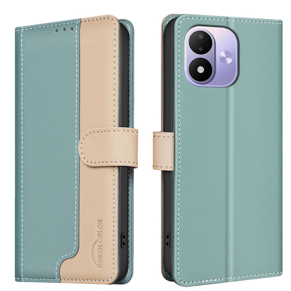 BNF DUO knížkové pouzdro na Xiaomi Redmi Note 17 Pro 5G - zelené