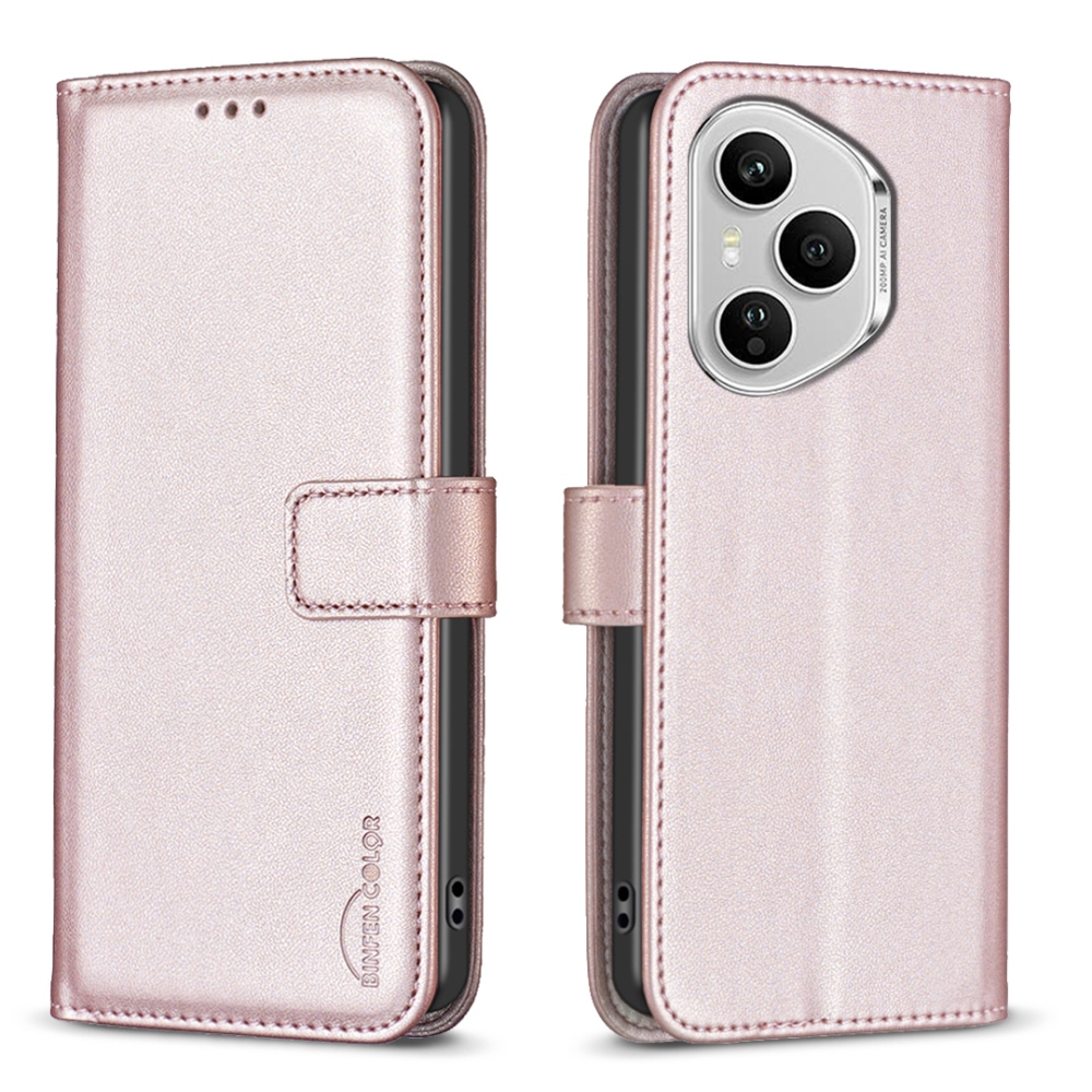 BNF knížkové pouzdro na Honor 400 Pro - růžovozlaté