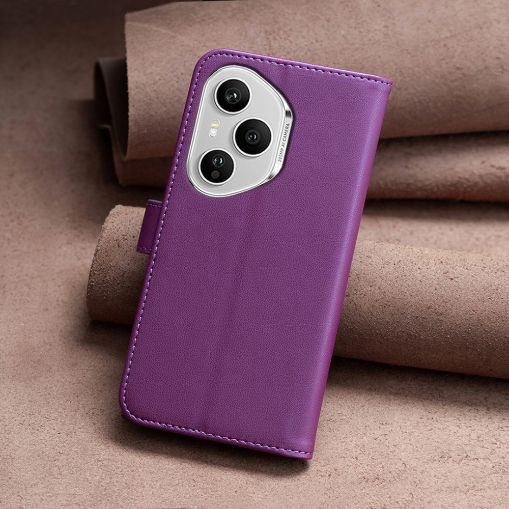 BNF knížkové pouzdro na Honor 400 Pro - tmavěfialové