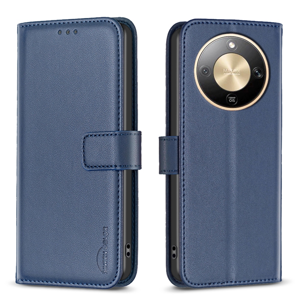 BNF knížkové pouzdro na Honor Magic 8 Lite 5G - modré