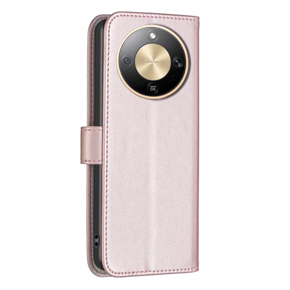 BNF knížkové pouzdro na Honor Magic 8 Lite 5G - růžovozlaté