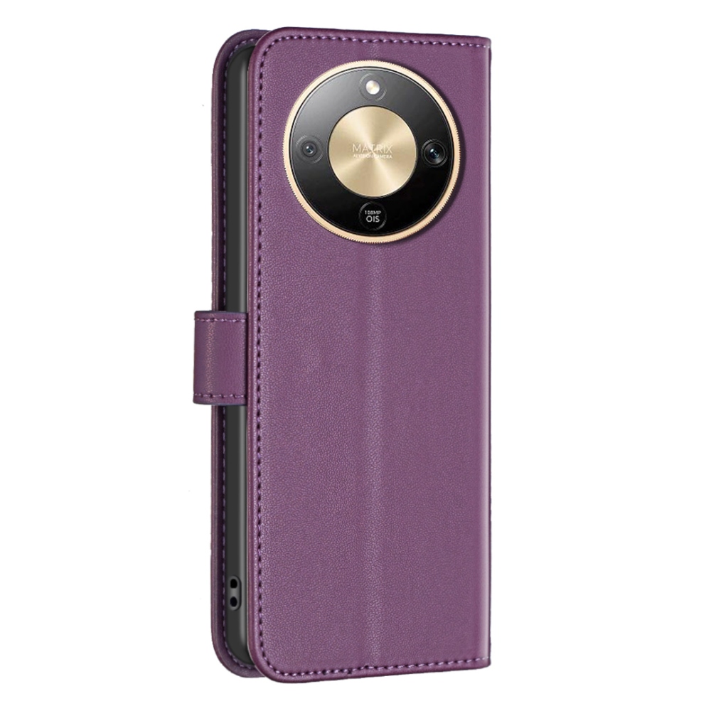 BNF knížkové pouzdro na Honor Magic 8 Lite 5G - tmavěfialové