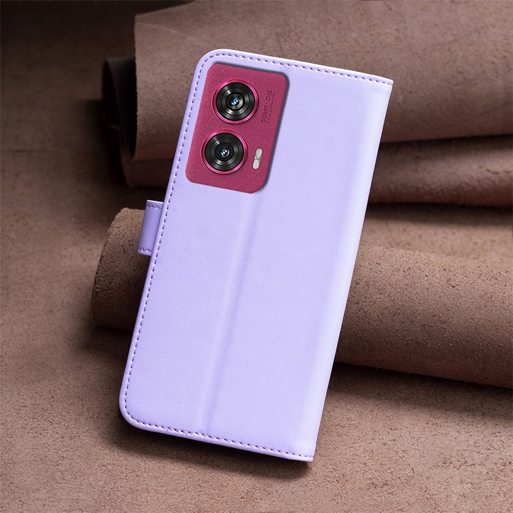 BNF knížkové pouzdro na Motorola Edge 50 Fusion 5G - světlefialové