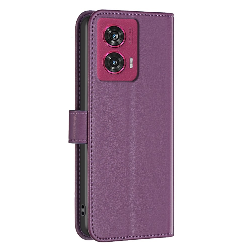 BNF knížkové pouzdro na Motorola Edge 50 Fusion 5G - tmavěfialové