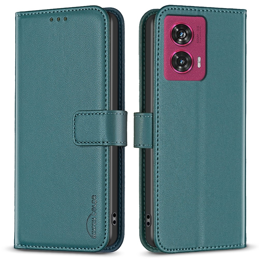 BNF knížkové pouzdro na Motorola Edge 50 Fusion 5G - zelené