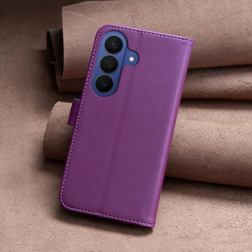 BNF knížkové pouzdro na Samsung Galaxy A37 5G - tmavěfialové