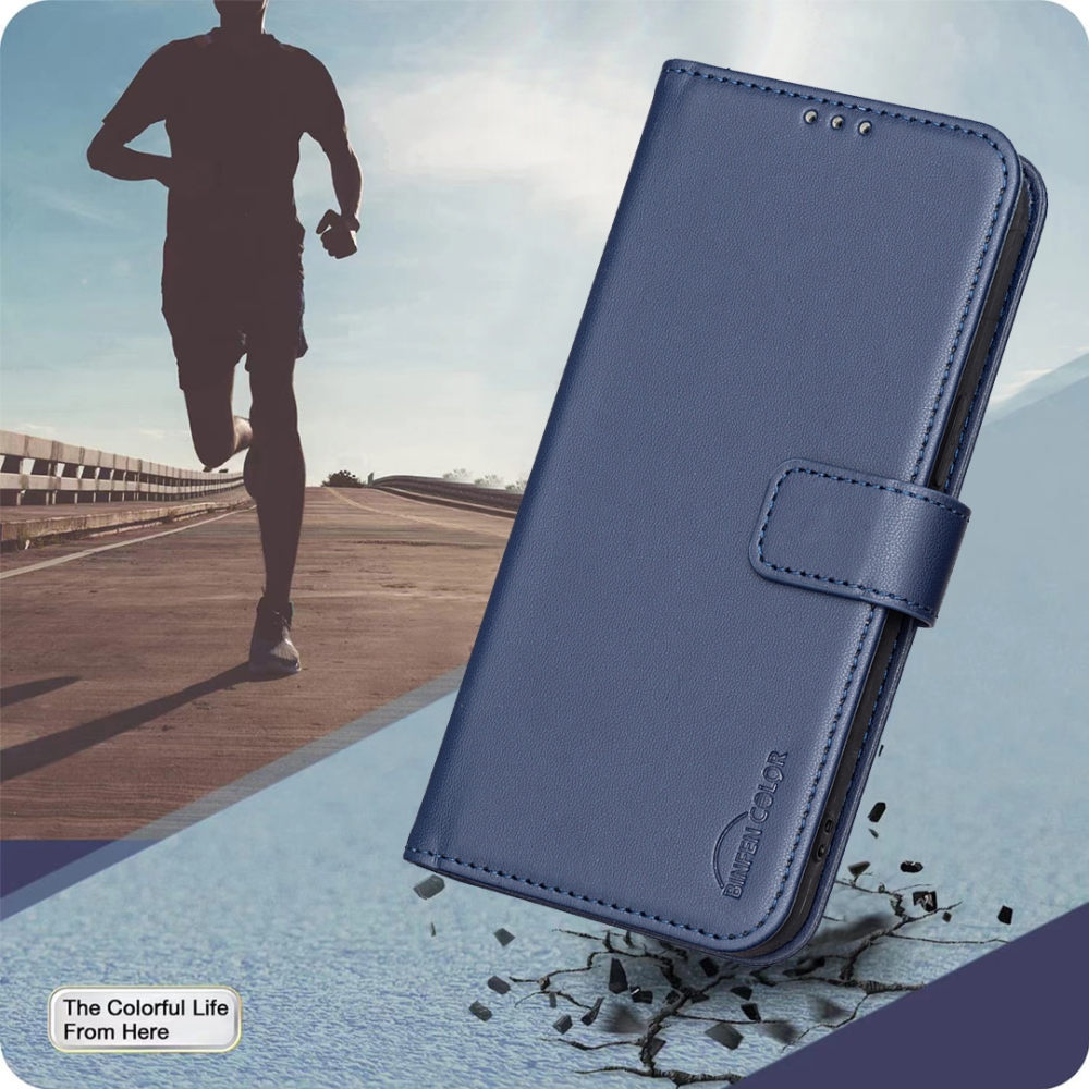 BNF knížkové pouzdro na Samsung Galaxy A57 5G - modré