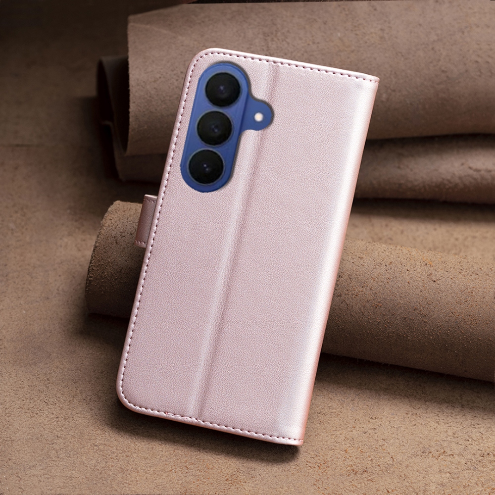 BNF knížkové pouzdro na Samsung Galaxy A57 5G - růžovozlaté