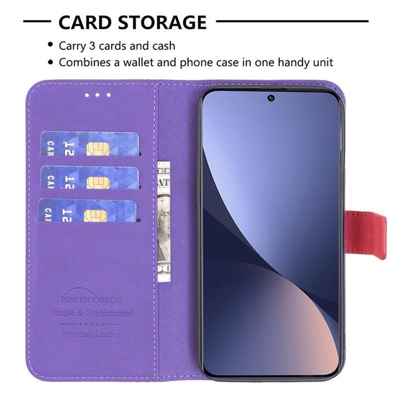 BNF knížkové pouzdro na Xiaomi Mi 11 Lite 4G/5G/11 Lite 5G NE - fialové
