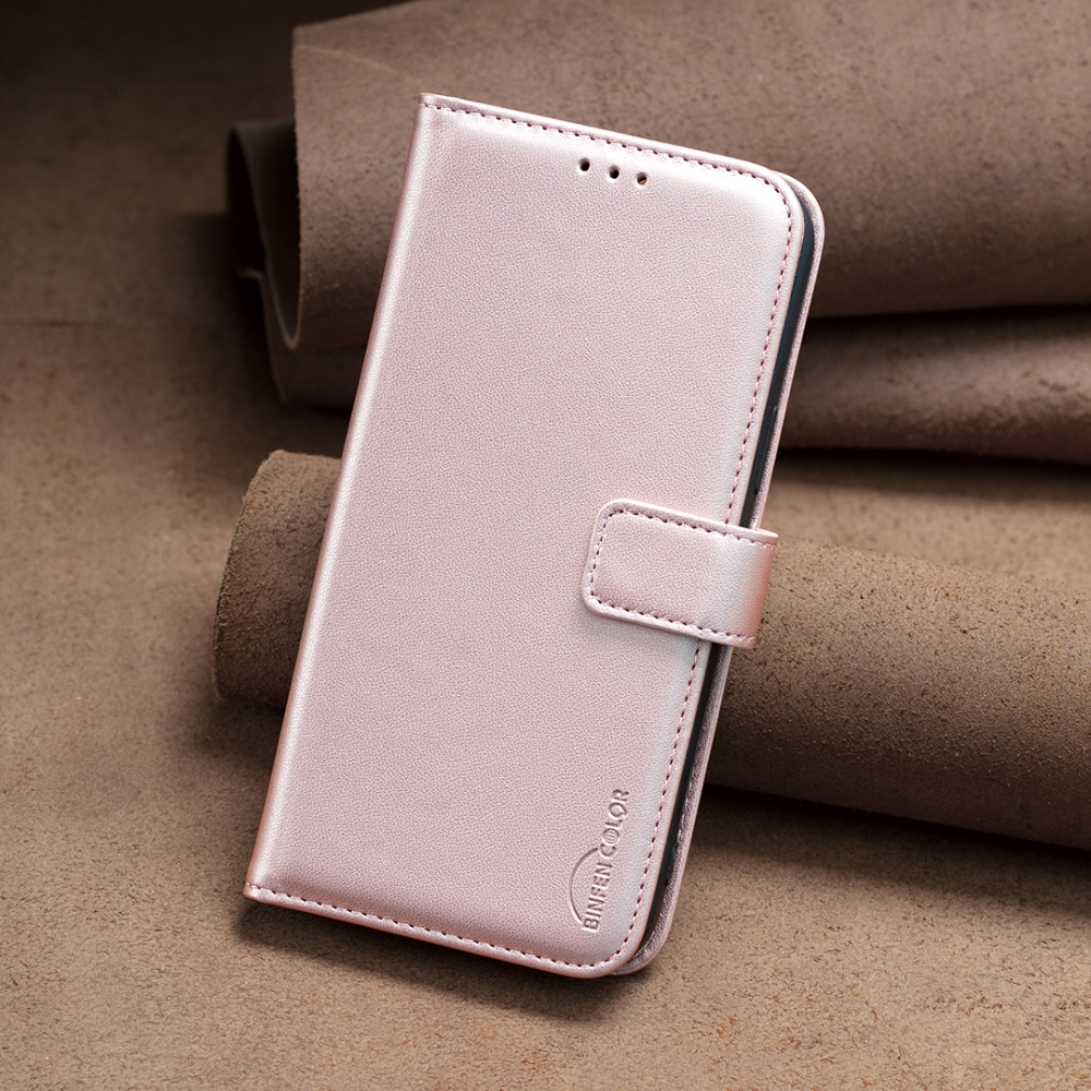 BNF knížkové pouzdro na Xiaomi Redmi A7 Pro - růžovozlaté