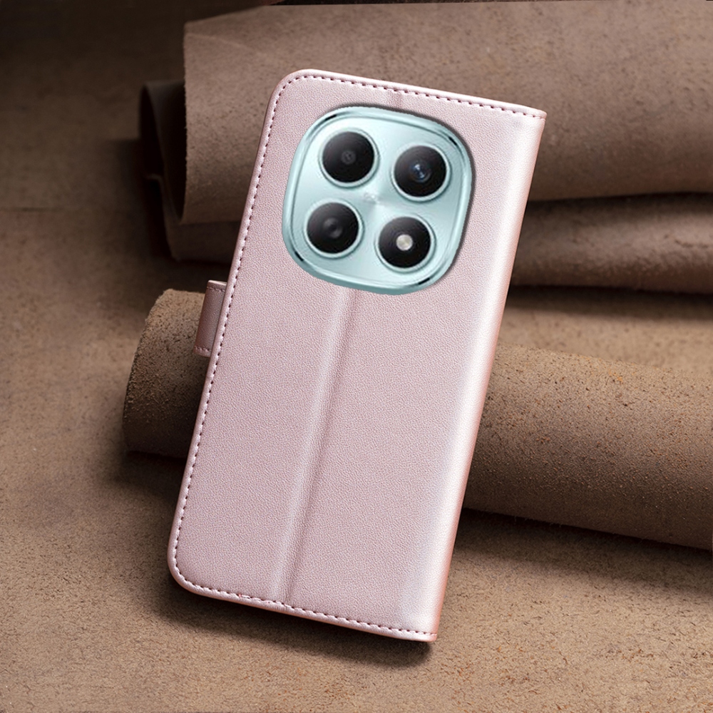 BNF knížkové pouzdro na Xiaomi Redmi Note 15 Pro 5G - růžovozlaté