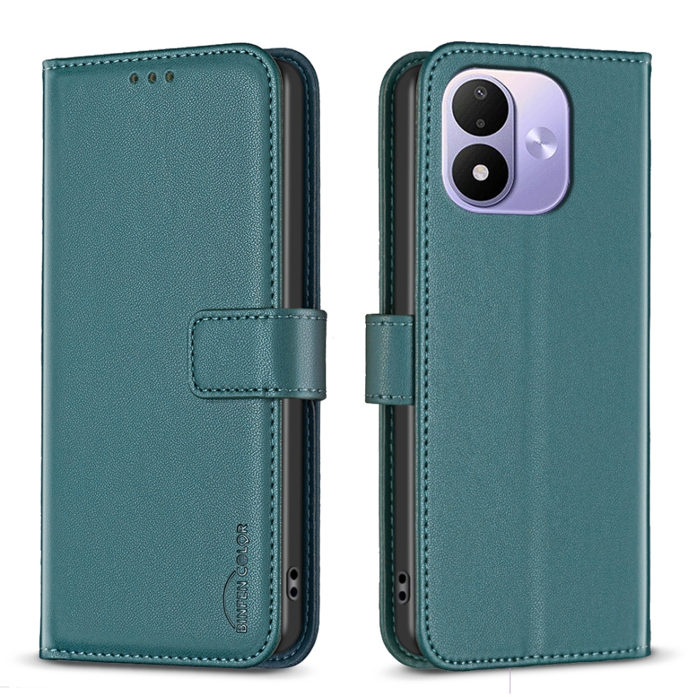 BNF knížkové pouzdro na Xiaomi Redmi Note 17 4G/5G - zelené