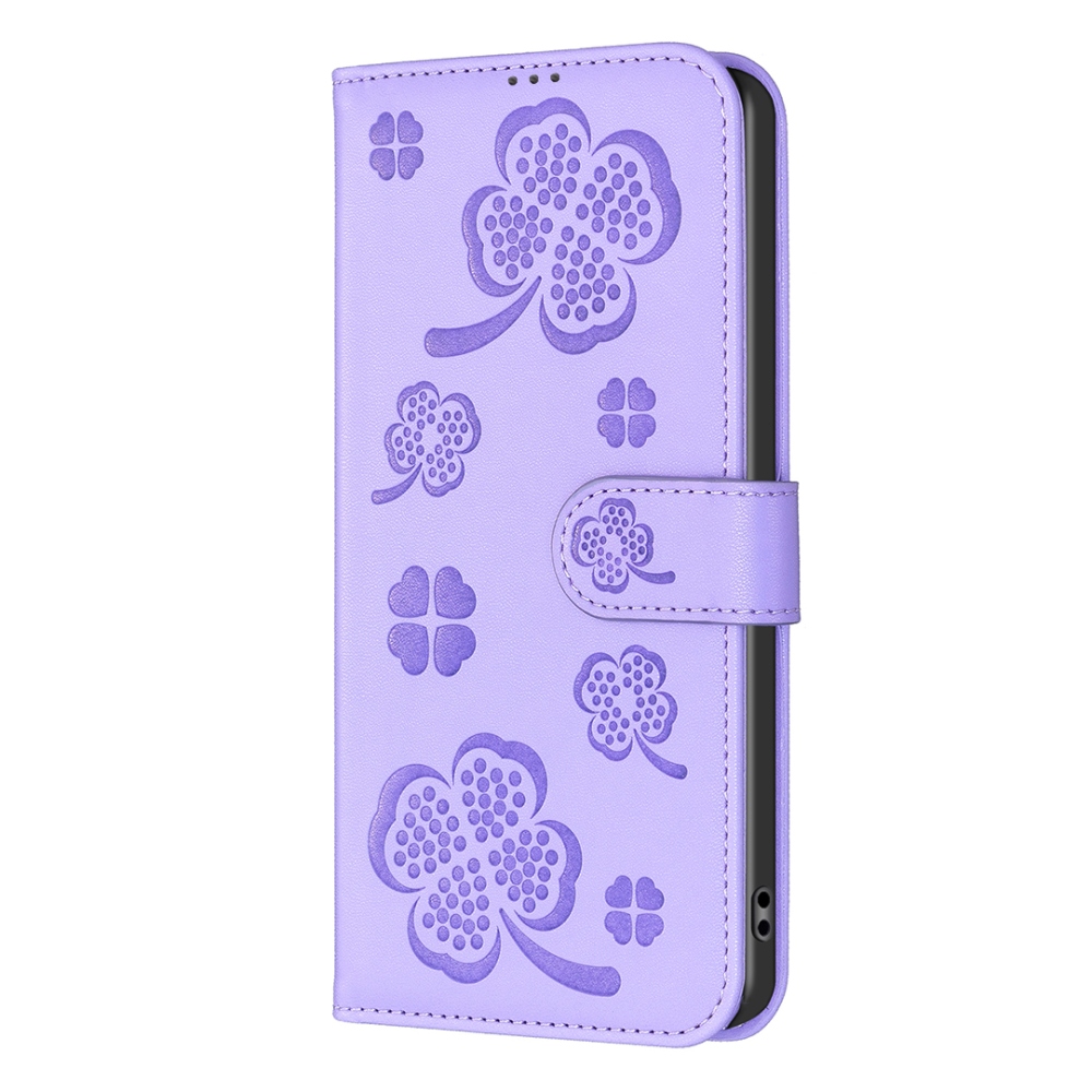 Clover knížkové pouzdro na iPhone 17 Air - fialové