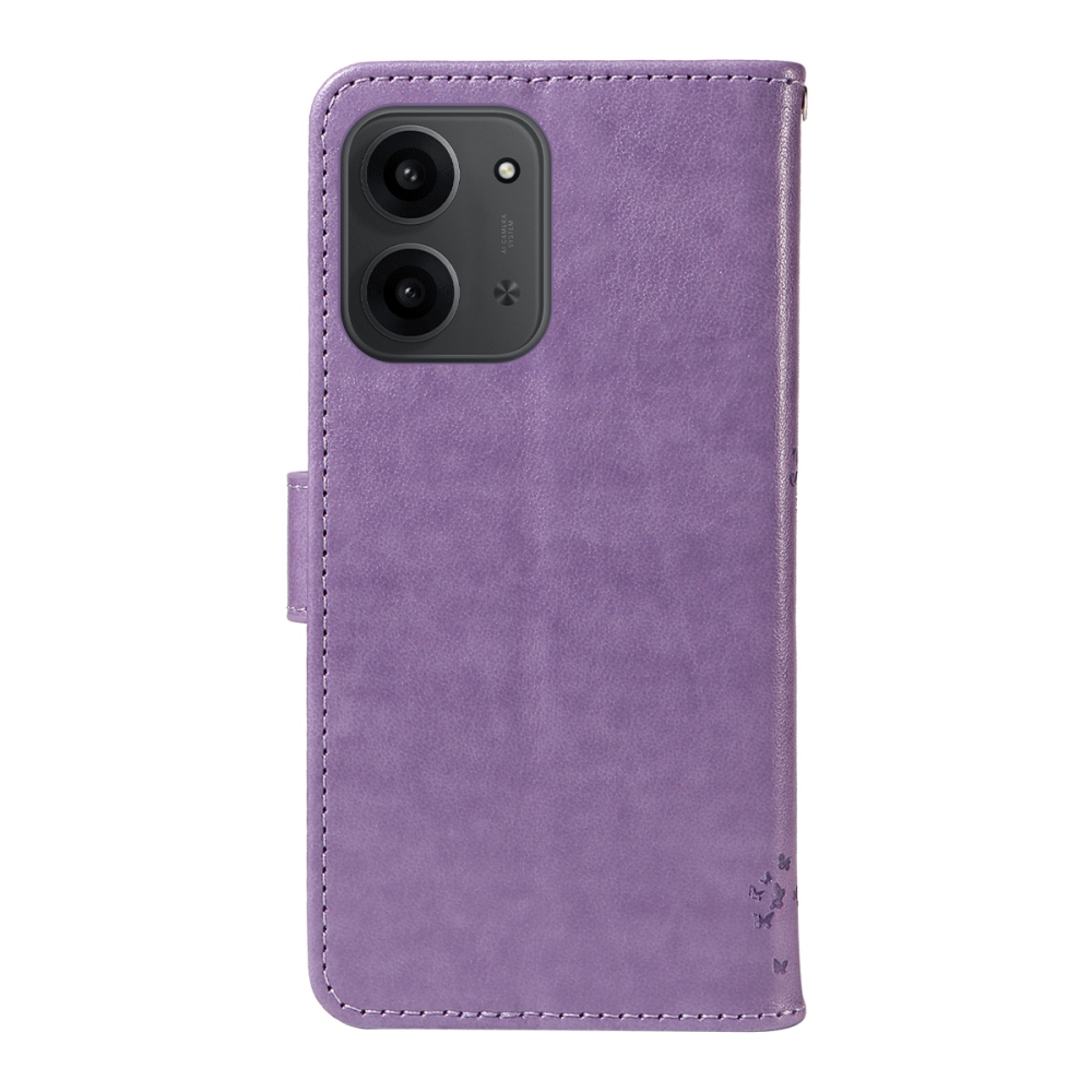 Trees knížkové pouzdro na Xiaomi Redmi 15C 4G/5G (173mm) - světlefialové