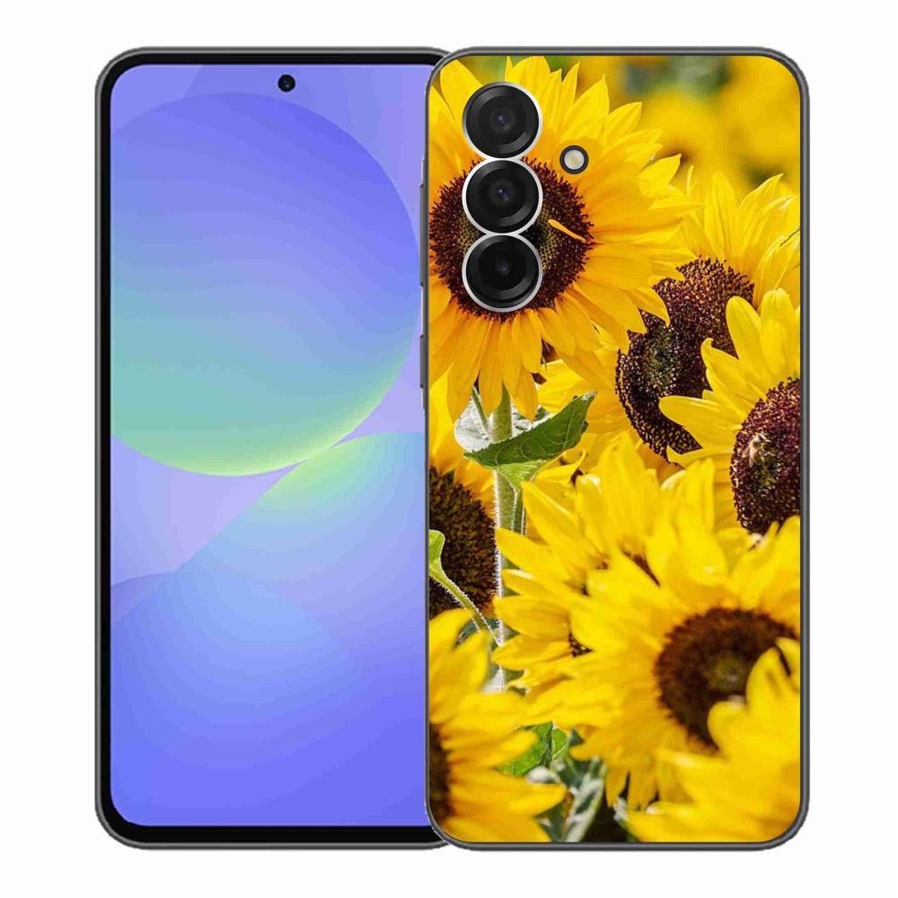 Gelový kryt mmCase na Samsung Galaxy A36 5G - slunečnice