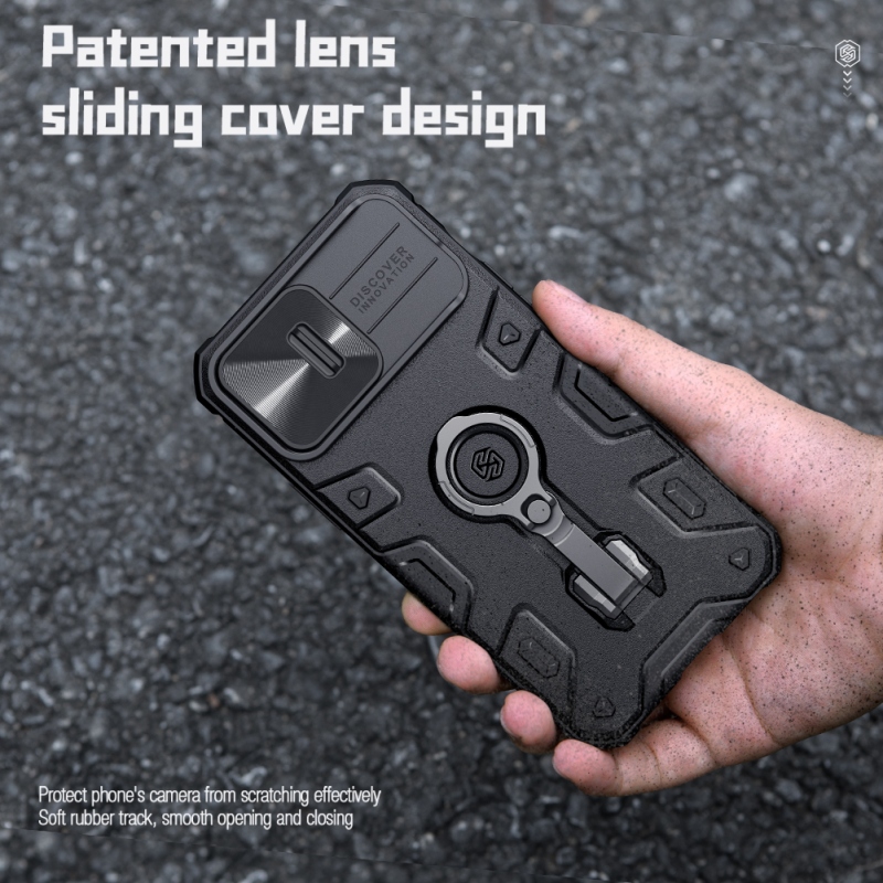 Nillkin CamShield Armor PRO Magnetic Zadní Kryt pro Apple iPhone 14 Pro Black