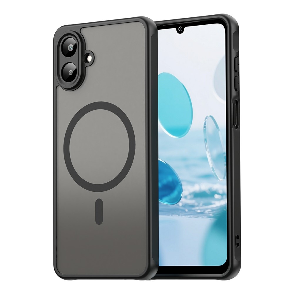 Case matný gelový obal s MagSafe na Samsung Galaxy A07 4G - černý
