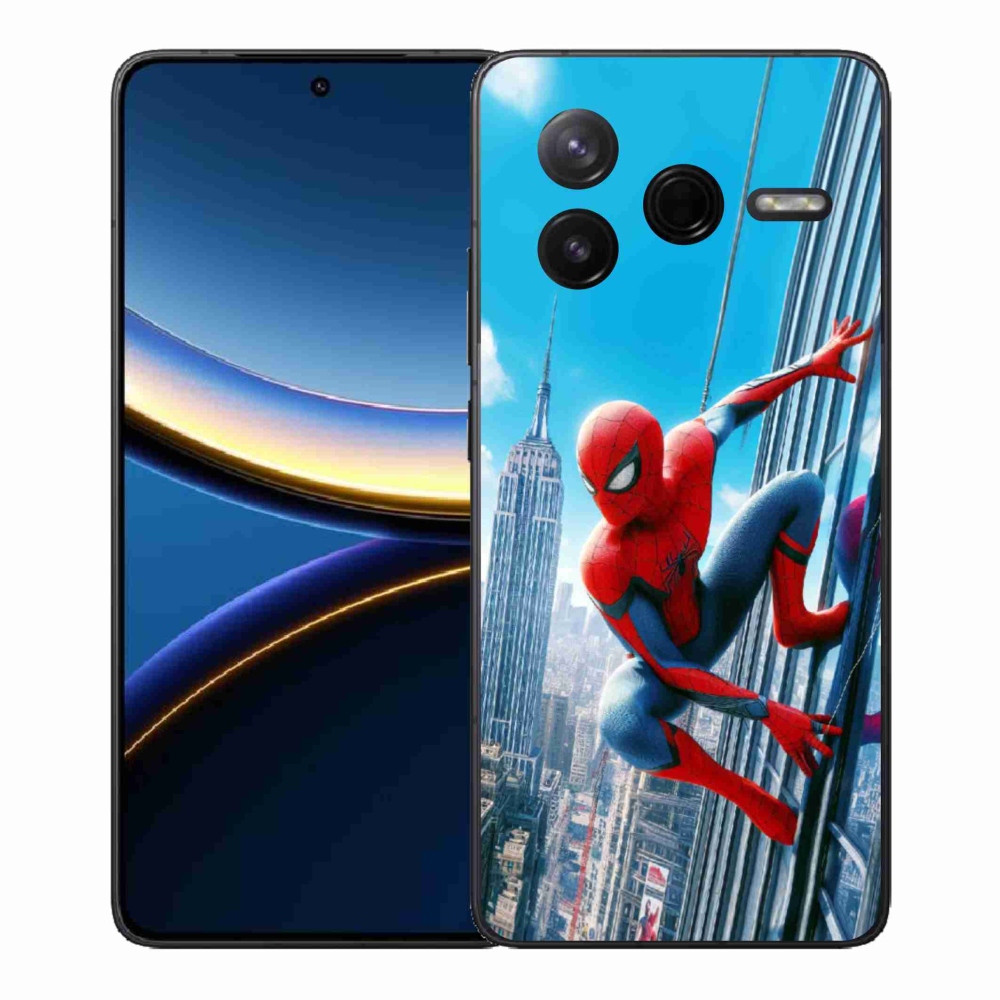 Gelový kryt mmCase na Xiaomi Poco F7 Pro - spiderman