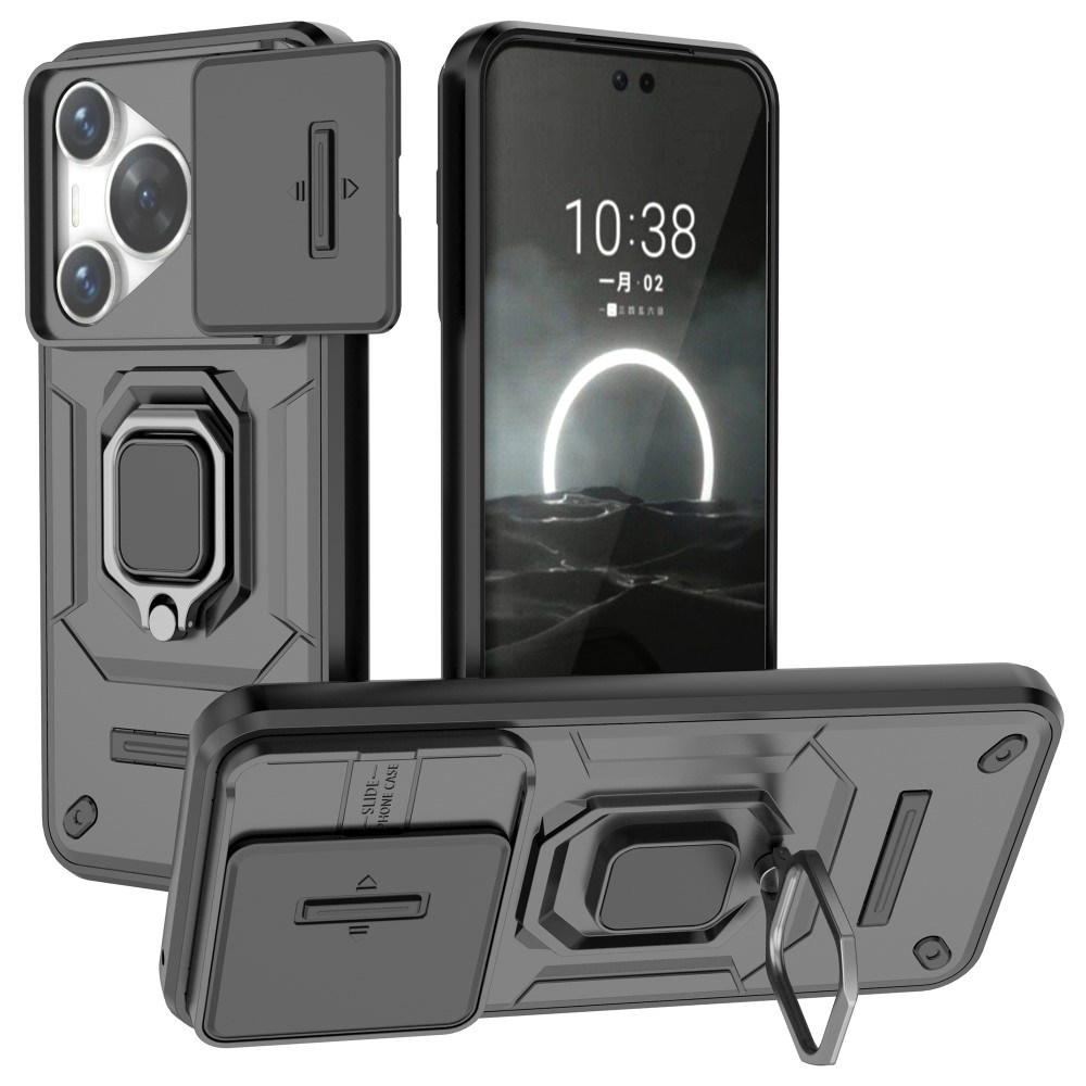 Lens odolný kryt na Huawei Pura 70 - černý