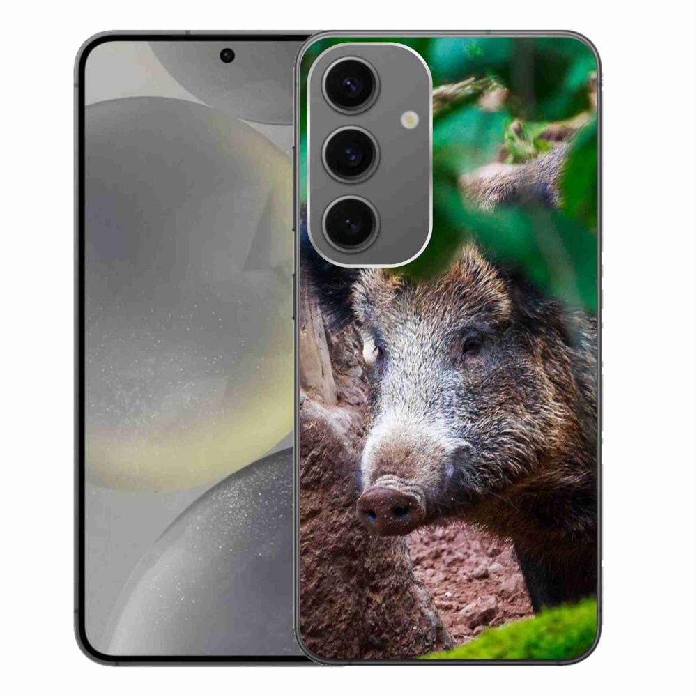 Gelový kryt mmCase na Samsung Galaxy S24+ - divoké prase