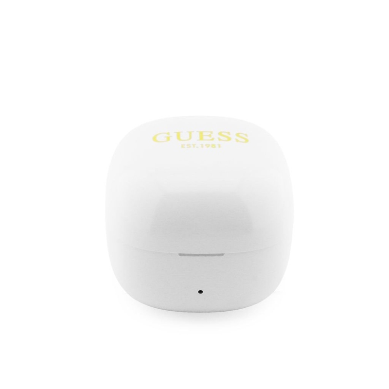 Guess Mini Classic Logo OWS Bezdrátová Sluchátka White