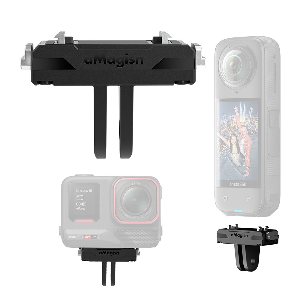 AMAGISN magnetický rychloupínací adaptér pro Insta360 X5, Ace Pro 2, Ace Pro a Ace