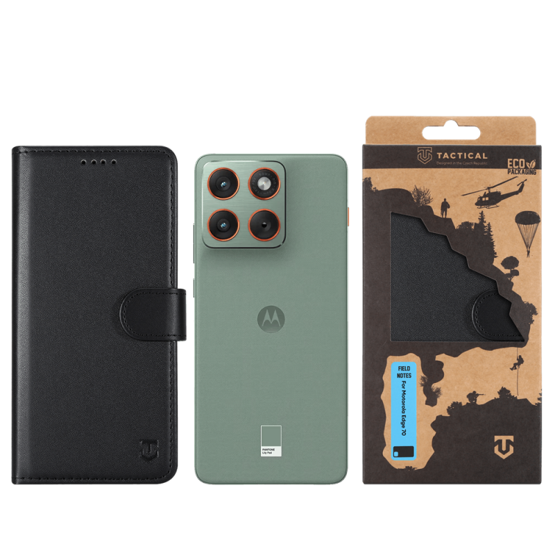 Tactical Field Notes pro Motorola Edge 70 Black