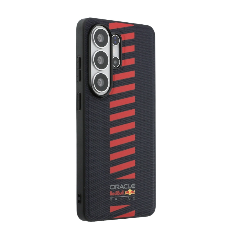 Red Bull PU Leather Meshed Powerbar Magnetic Zadní Kryt pro Samsung Galaxy S26 Ultra Navy