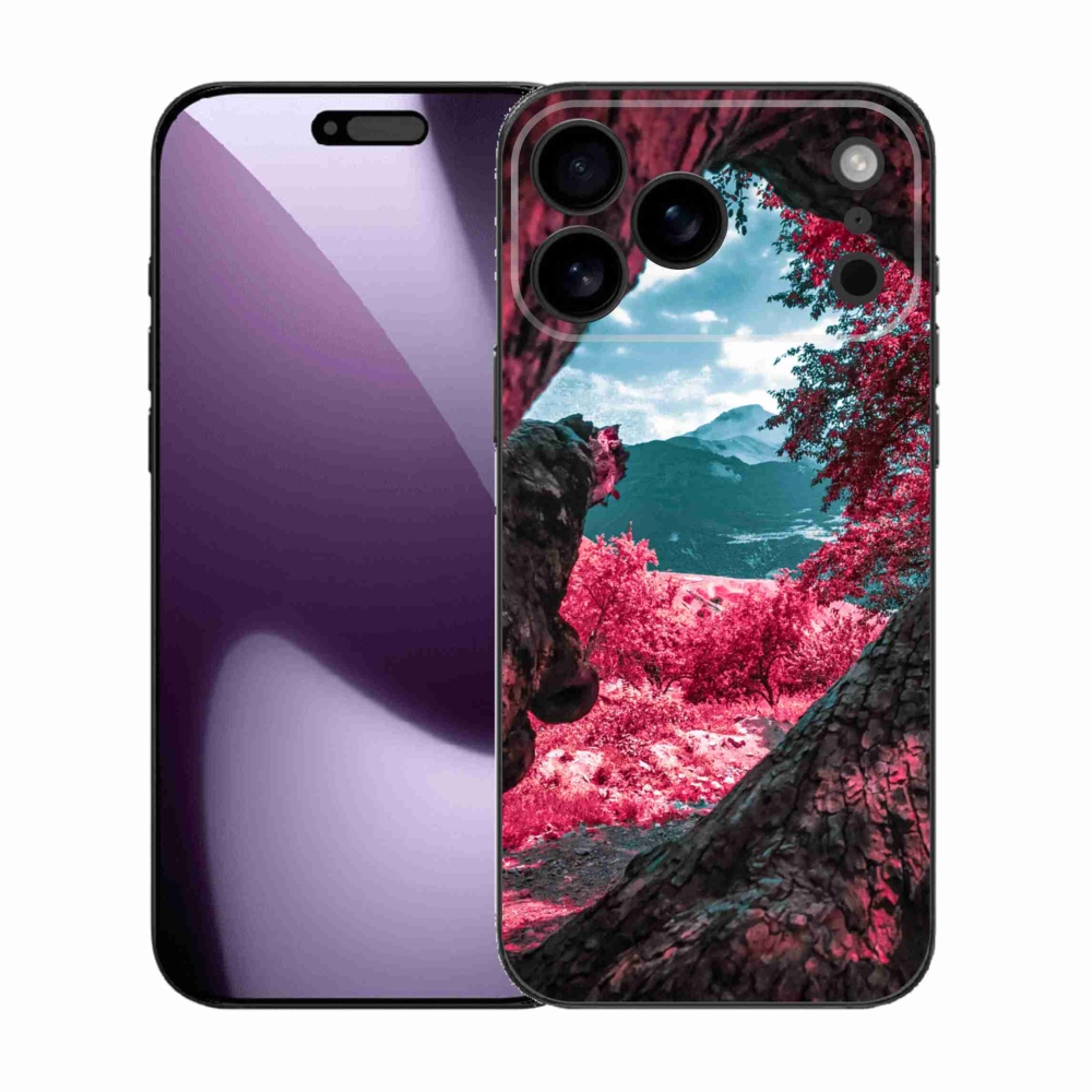 Gelový kryt mmCase na iPhone 17 Pro Max - výhled na hory
