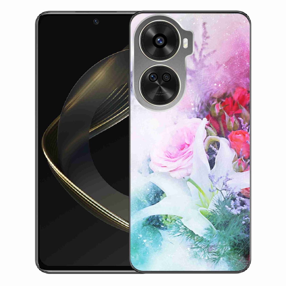 Gelový kryt mmCase na Huawei Nova 12 SE - květiny 4