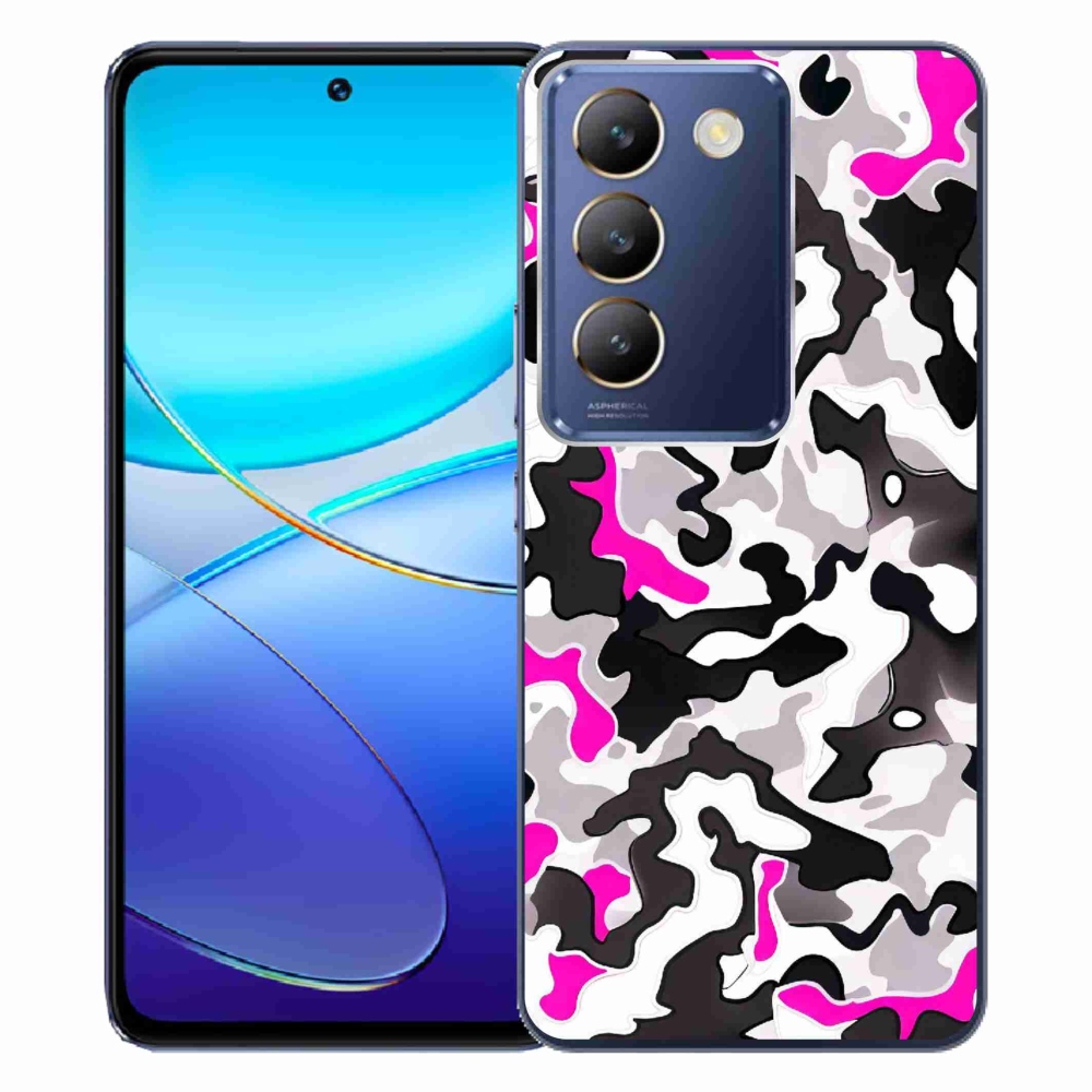 Gelový kryt mmCase na Vivo V40 SE 4G/5G - maskáčový vzor 5