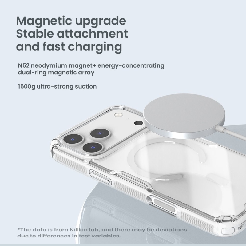 Nillkin Nature TPU PRO Magnetic Kryt pro Apple iPhone 17 Pro Max Transparent