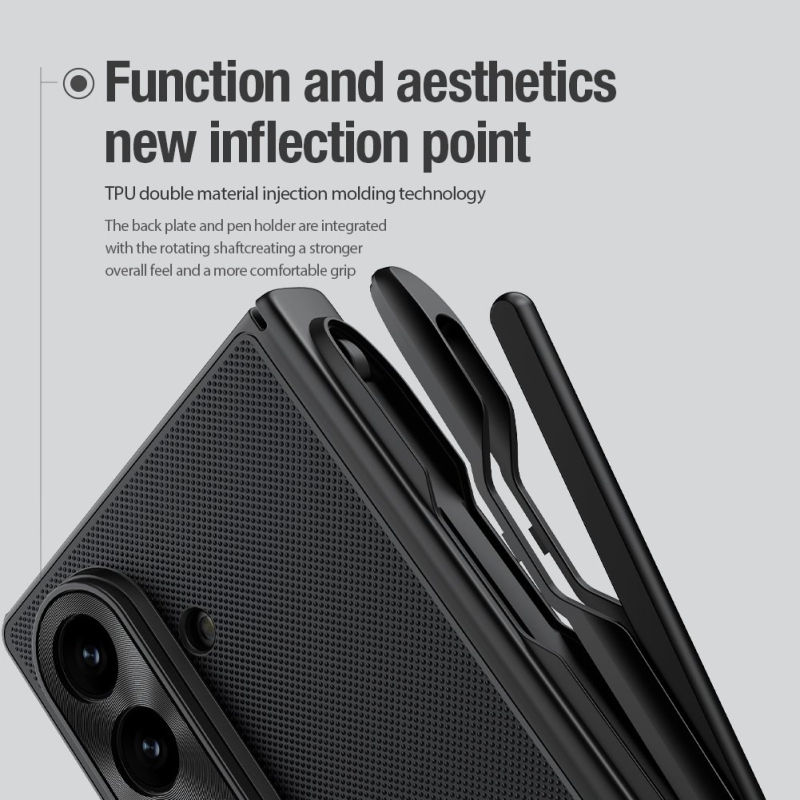 Nillkin Super Frosted FOLD Magnetic Pen Slot Zadní Kryt pro Samsung Galaxy Z Fold 7 Black