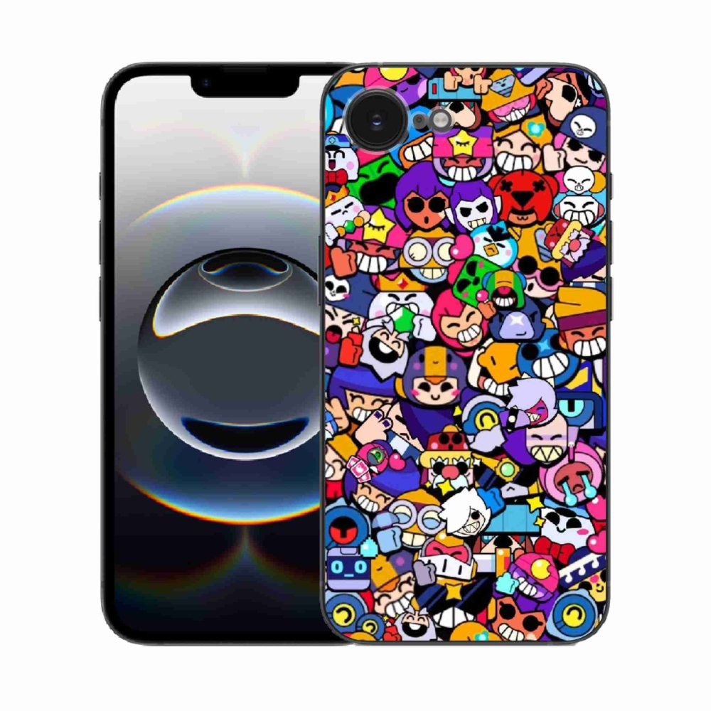 Gelový kryt mmCase na iPhone 16e - brawl stars 2