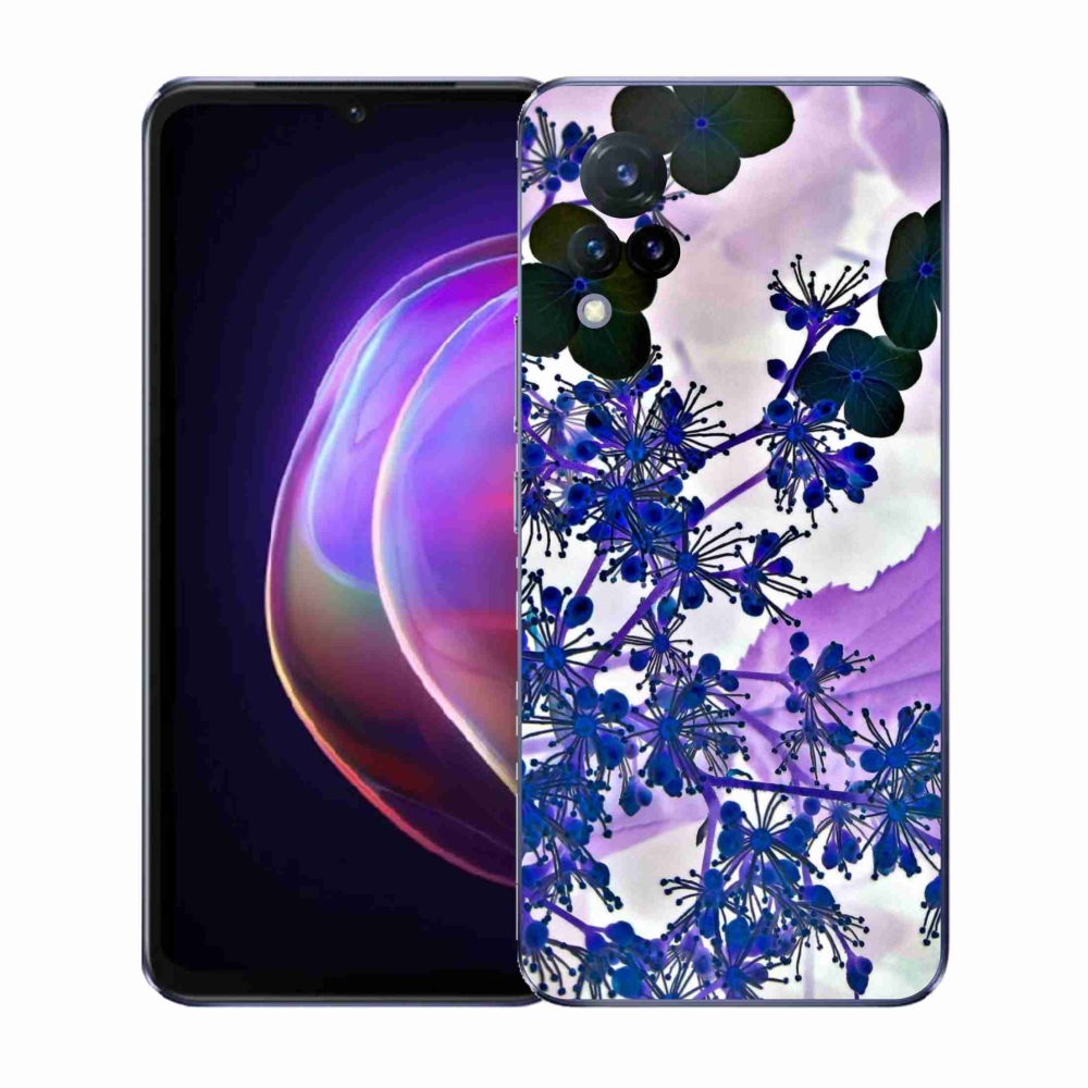 Gelový kryt mmCase na Vivo V21 4G/5G - květ hortenzie