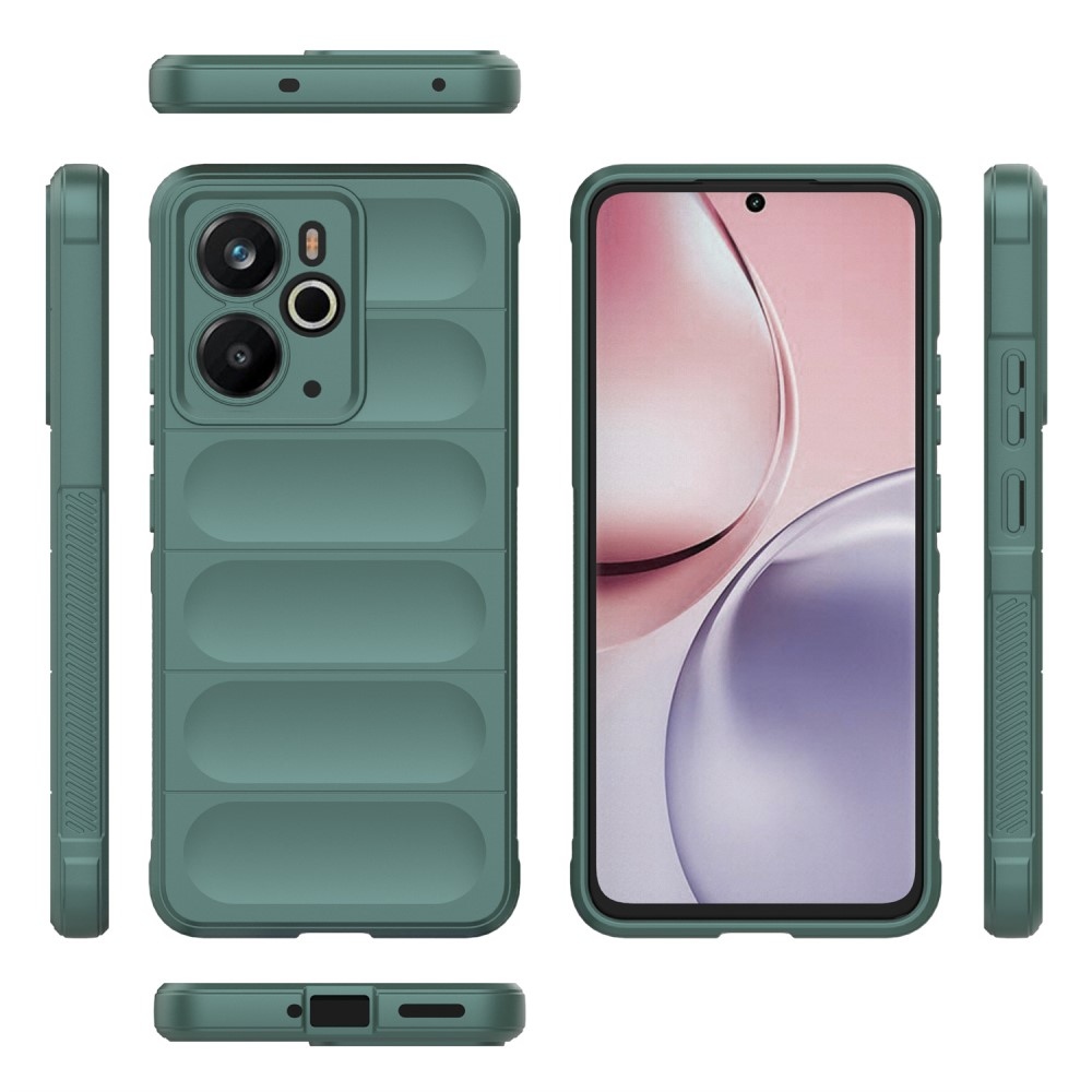 Rugg odolný gelový obal na Realme 14 5G - zelený