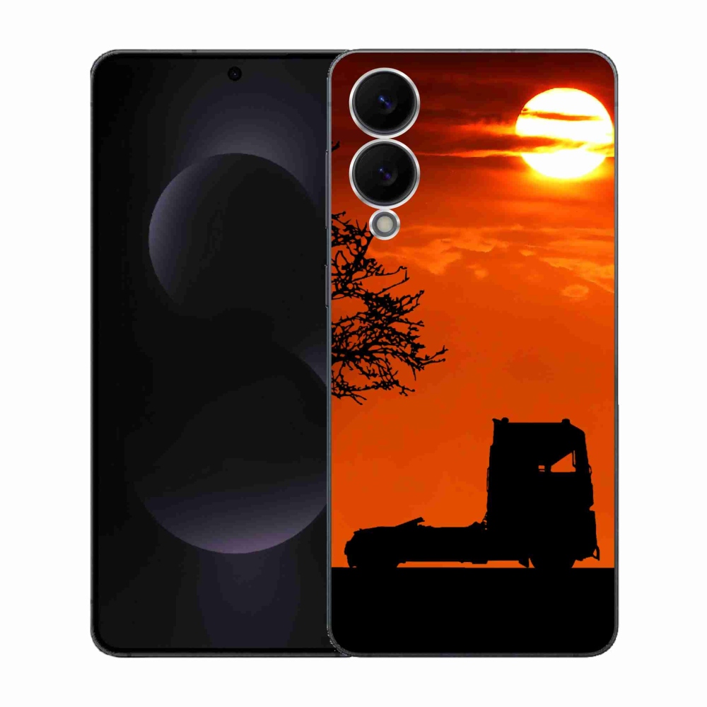 Gelový kryt mmCase na Samsung Galaxy S25 Edge - kamion 3