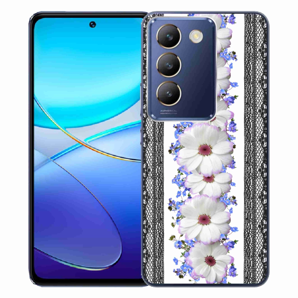 Gelový kryt mmCase na Vivo V40 SE 4G/5G - květiny 8