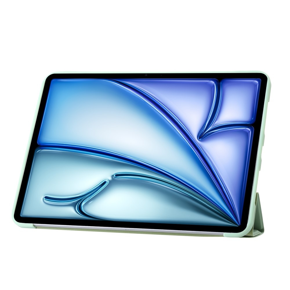 Origamis chytré polohovací pouzdro na tablet iPad Air 13 (2024)/(2025) - světlezelené