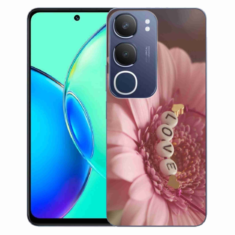 Gelový kryt mmCase na Vivo Y19s - přívěsek love
